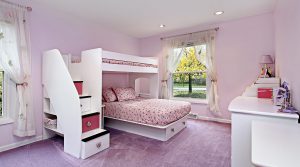 pink and purple girls bedroom