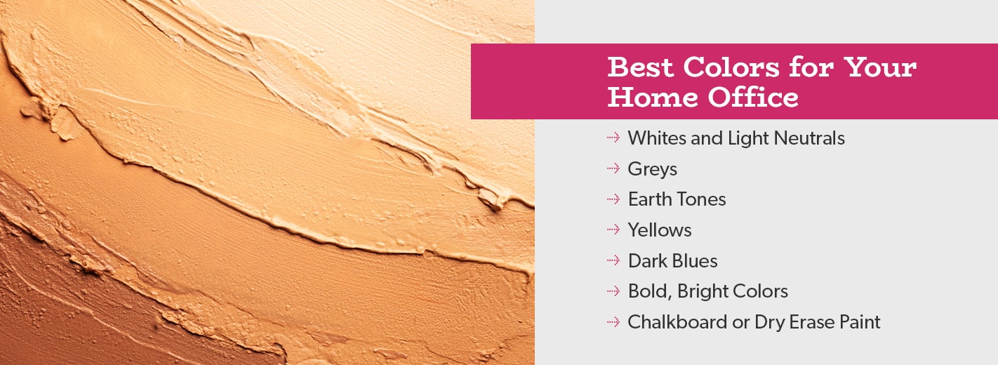 a list of the best paint colors for your home office