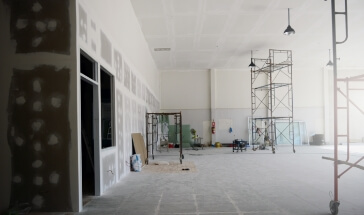 Commercial painting of an office
